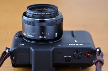 1 NIKKOR 18.5mm f/1.8 + Nikon 1 V1