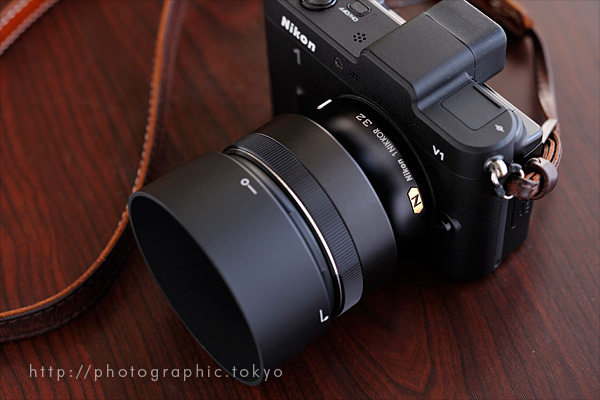 1 NIKKOR 32mm f/1.2+Nikon 1 V1