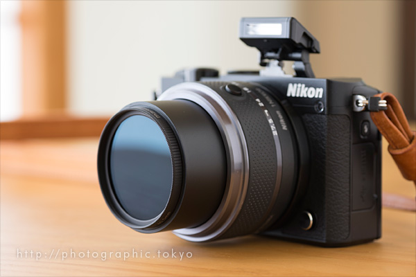 Nikon1J5+ND16フィルタ