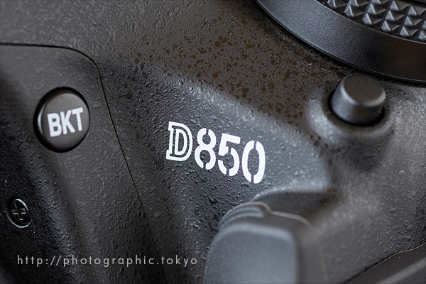 D850型番表示