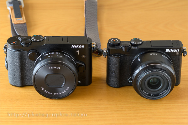 Nikon-1-V3とJ5比較